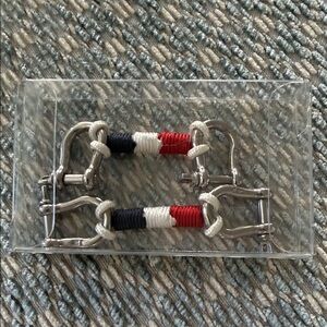 Men's Red, White, and Blue Riomar Shoe Bearings